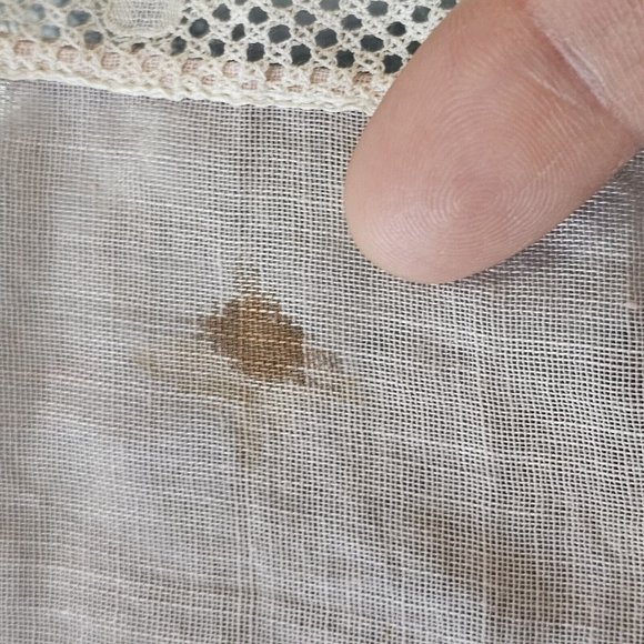 Vintage‎ Embroidered Floral Dresser Scarf Table Runner Pale Pink Ivory Lace - Picture 10 of 11